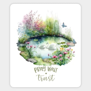 Garden Pond Melody 3 Magnet